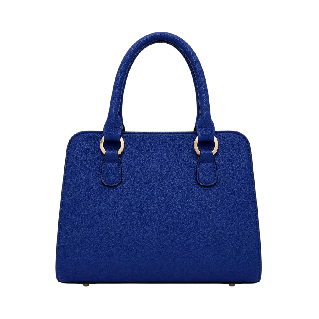 Vaset Premium Blue Leather Handbag with Luxury Charm for Women